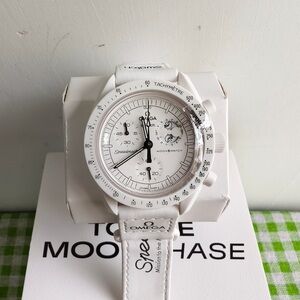 Swatch X Omega MoonSwatch Mission To The Moonphase Full Moon Watch